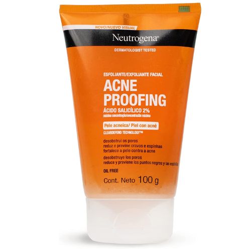 Melhor esfoliante para o rosto Neutrogena Gel Esfoliante Facial Acne Proofing