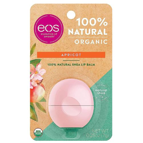 Protetor Labial Lip Balm Eos Apricot Pessego Original 100% natural e organico