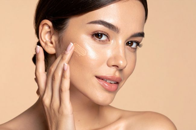 Use um primer iluminador - base efeito glow