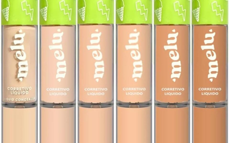 Corretivo kiquido Melu cores